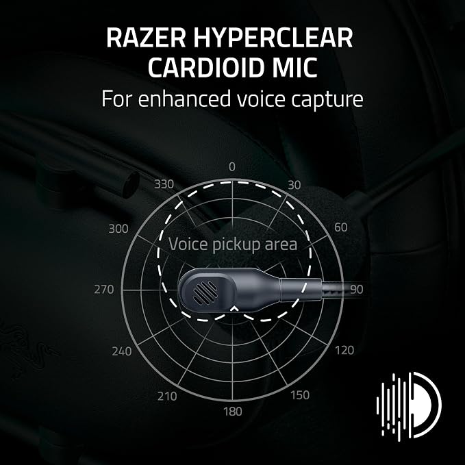 Razer BlackShark V2 X Xbox Gaming Headset, 3.5mm Audio Jack, Black - Image 3