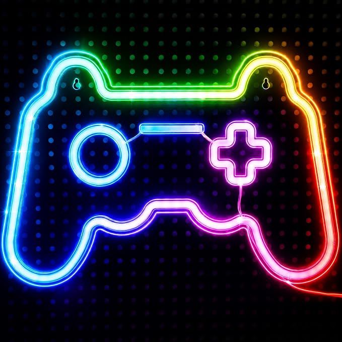 Gamer Neon Sign, Gamepad LED Neon Light, Wall Decor for Gaming Room & Gifts - Image 9