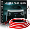YM E-Bright LED Hood Light Strip, White Dynamic Scan DRL 12V 70inch 1Set by YME-Bright
