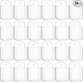 Leinuosen 24 Pcs Remote Control Holder Wall Mount Self Adhesive TV Controller Holder Clear TV Remote Organizer Wall Pen Organizer for Home Office School Storage Accessories by Leinuosen