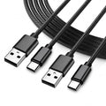Superer 2 Pack 10 ft USB C Charging Cable Fit for PS5 Controller, PlayStation 5 DualSense, Xbox Series X/S Controllers, Xbox Elite Series 2 (Model 1914 1797), Charger & Data Sync Nylon Braided Cord by Superer