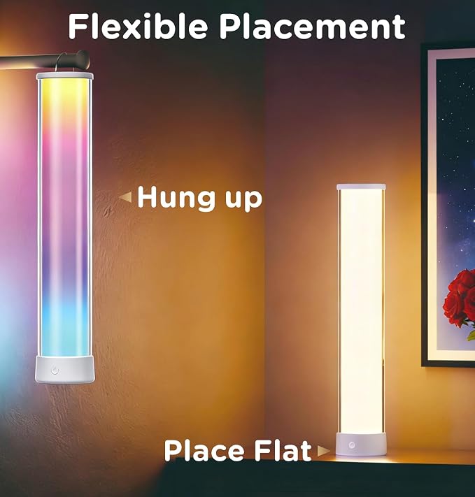 Cordless Table Lamp, RGB Rechargeable, 1500LM Dimmable - Image 7