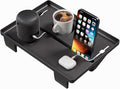 JOYMOOP Clip-On Bedside Shelf for Bunk Beds, Dorm Room Essentials, Bedside Caddy, No-Tool Install Bed Side Table Storage for Loft, Platform Beds, Nightstand Caddy for Phone, Glasses, Book, Black by JOYMOOP