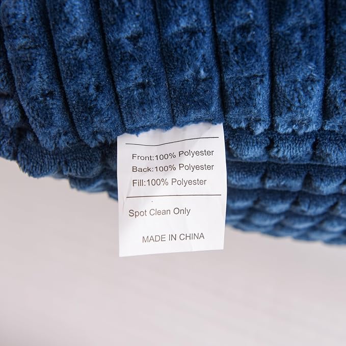 A Nice Night Navy 17" Bed Wedge Pillows with Arms for Sitting - Image 9