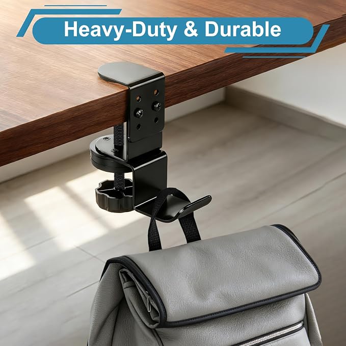MYITYARD Clamp Mug Hooks Under Desk, Clip On Hook Cup Holder - Image 4