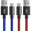 6amLifestyle PS4 Controller Charger Cable, 10ft Charging Cord 2 Pack for PlayStation 4, PS4 Slim/Pro, Dualshock 4, Xbox One/One X, Blue+Red by 6amLifestyle