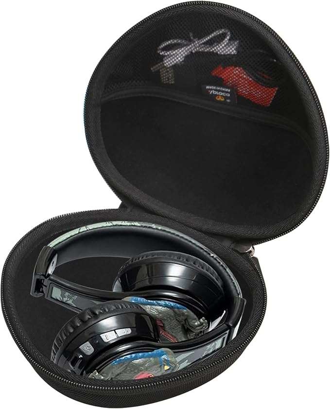 Aproca Headphones Case Compatible with iClever BTH12 / HS19 / BTH26 / BERIBES/eKids Jurassic World Foldable Kids Headphones, Portable Storage Bag - Image 2