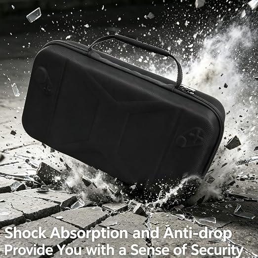 EVA Carrying Case for MSI Claw 8 EX AI+ Handheld Console, Shockproof Travel Bag with Joystick Protection, Hard Shell Storage Pouch for Gaming Accessories - Image 3