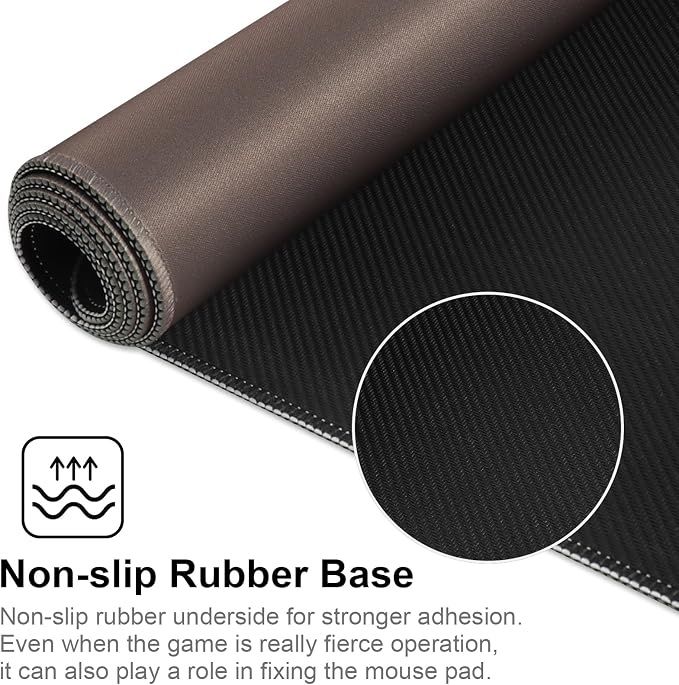XXL Gaming Mouse Pad 35.4x15.7 Professional Large Mouse Pad & Computer Game Mouse Mat-90x40 Chocolateus - Image 3