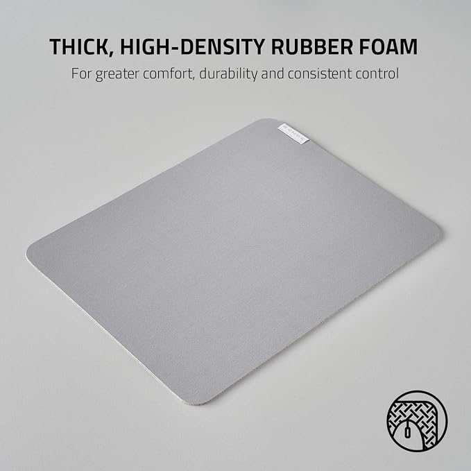 Razer Pro Glide, Thick, High-Density Foam, Non-Slip Base, Medium | Textured Micro-Weave Cloth Surface - Image 3