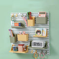 Wall Desk Organizer, Pegboard Stand, Gaming Desk Organizer, Wall Organizer Peg Board, Pegboard Combination Kit for Wall Organizer, Ornaments Display, Kitchen Organization(Multi-Colored) by Unknown