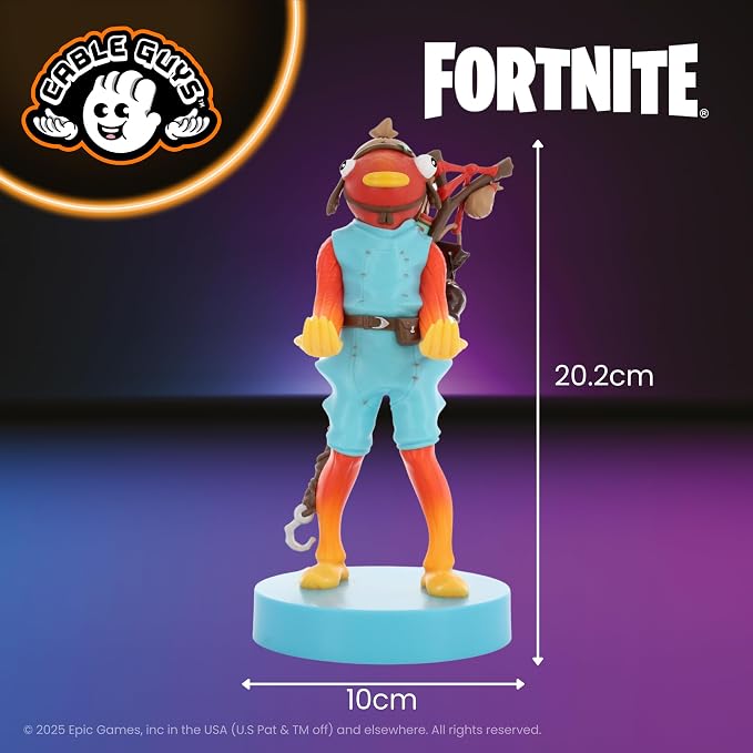 Cableguys Fortnite Fishsticks Controller Holder & Phone Stand - Gaming Setup Accessories for Desk and Game Room, Controller Stand Compatible with Xbox, PlayStation & Most Standard Game Controllers - Image 7