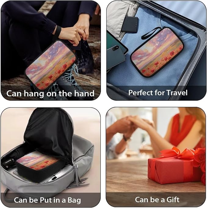 Grassland Electronic Organizer Cord Organizer Travel Pouch Electronic Accessories Carry Case Large Travel Cable Organizer Bag for SD Card Phone Power Bank - Image 6