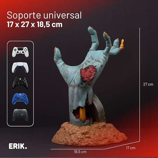 Grupo Erik Gaming Controller Holder | Gaming Equipment | Controller Holder Figure | Headphone Stand & Controller | Gaming Accessories for Desk | Gamer Gifts | Halloween Decorations - Image 3