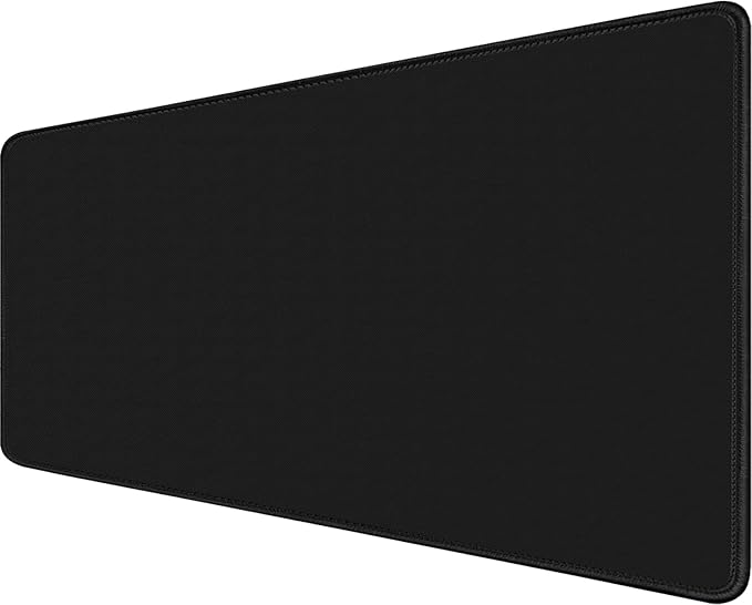 Large Gaming Mouse Pad, XXL Extended Keyboard Mouse Mat with Stitched Edges | Big MousePad 31.5" x 15.7" Non-Slip Waterproof Rubber Base Office Computer Long Mousepad for Work, Game, Office, Home by ampoock