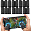 Gaming Finger Sleeves Silver Fiber Glove for PUBG Mobile Touchscreen Device by CNHIDEE