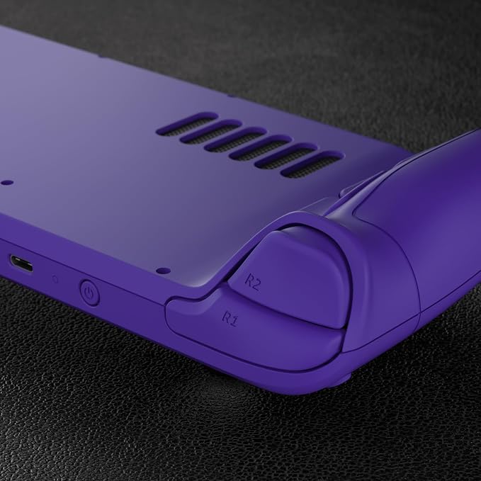 eXtremeRate DIY Full Set Shell with Buttons for Steam Deck LCD, Custom Faceplate Back Plate Replacement Shell for Steam Deck LCD - Purple [Console NOT Included] - Image 7