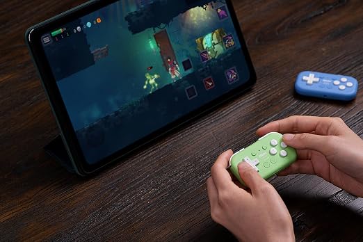 8Bitdo Micro Bluetooth Gamepad Pocket-sized Mini Controller for Switch/Switch 2, Android, and Raspberry Pi, Supports Keyboard Mode (Green) - Image 8