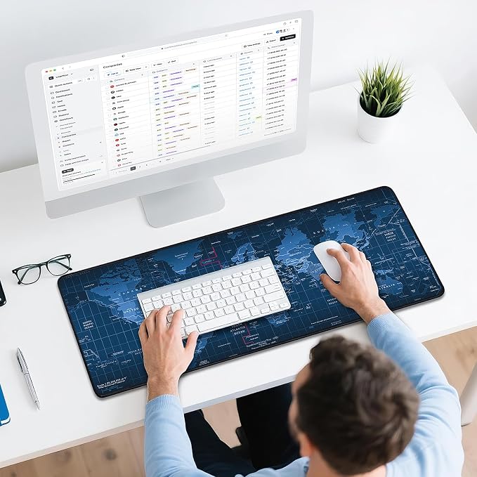 Mouse Pad Gaming - Desk Mat for Keyboard and Mouse - Large Mouse Pads for Desk, Gaming Mousepad with Non-Slip Base, Desks Pad (31.5" X 11.8") for Game, Office and Home - Image 6