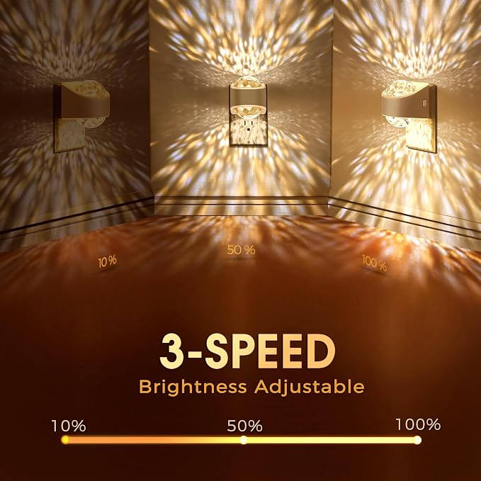 Briignite Night Light,Night Lights Plug into Wall,LED Projector Night Light - Image 3