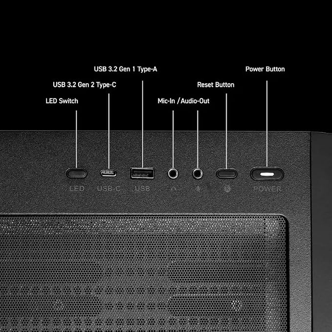 msi Aegis R2 AI 2nd Gaming Desktop | Intel 24-core Ultra 9 285 | 64GB DDR5 4TB SSD | GeForce RTX 5070 Ti 16GB (Up to 1406 Tops) 5Gb LAN RGB CPU Air Fan Cooler 80+ Gold PSU Win11Pro w/DLCA Accessory - Image 7