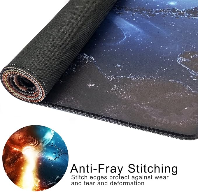 XXL Professional Large Mouse Pad & Computer Game Mouse Mat (35.4x15.7x0.1IN, 90x40 fireball007) - Image 7