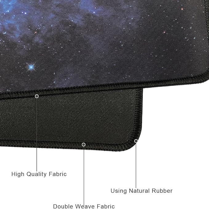 XXL Professional Large Mouse Pad & Computer Game Mouse Mat (35.4x15.7x0.1IN, Sky Girl) - Image 6