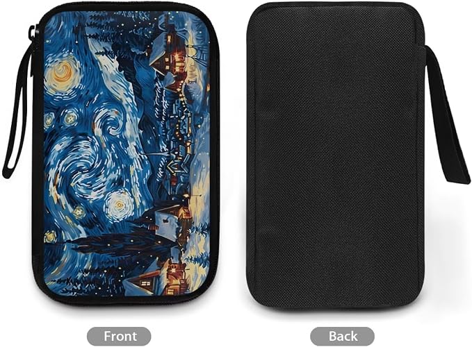 Cottage Travel Cord Organizer Case Tech Pouch Electronic Accessories Carry Case Storage Bag Travel Bag Cable Organizer for Charger Earphone Phone Cord Cable - Image 3