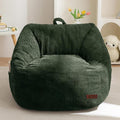 MAXYOYO Kids Bean Bag Chair, Convenient Bean Bag Sofa with Handle | Comfy Toddler Chair for Boys and Girls, Accent Sofa Chair with Pocket for Gaming Reading, Dark Green by MAXYOYO