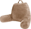 Sasttie Reading Pillow for Bed, Back Pillow for Sitting Up, Light Brown by SASTTIE