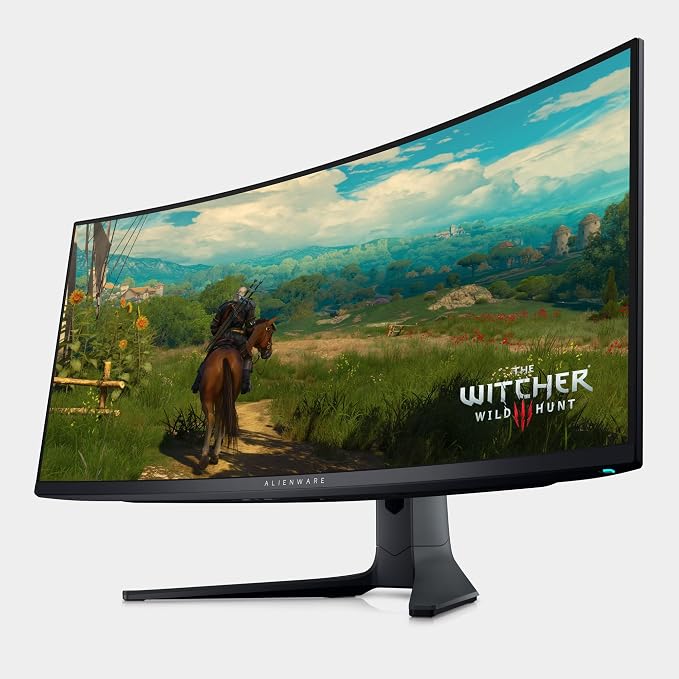 Alienware AW3423DWF Curved QD-OLED Gaming Monitor - 34-inch Quantum Dot, 0.1Ms 165Hz 21:9, 99.3% DCI-P3 Color Gamut, VESA DisplayHDR, 400, AMD FreeSync Premium Pro - Black - Image 14