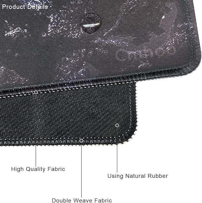 XXL Professional Large Mouse Pad & Computer Game Mouse Mat (35.4x15.7x0.1IN, 90x40 fireball007) - Image 6