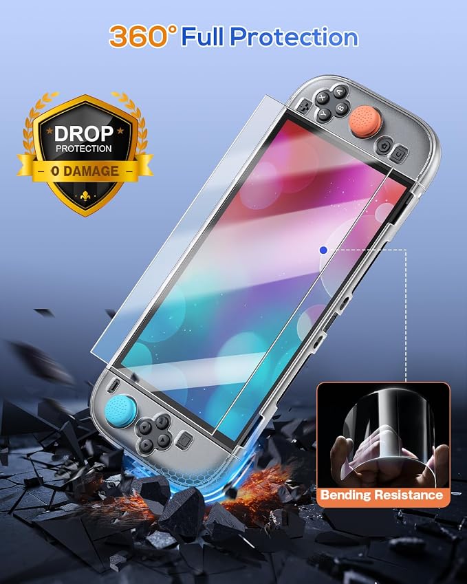 FYOUNG Protective Case for Nintendo Switch 2 2025, Slim Hard Shell - Image 2