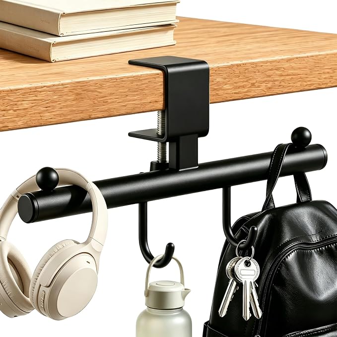 Heavy-Deauty Bag Hook for Desk,Adjustable Desk Hook by Unknown