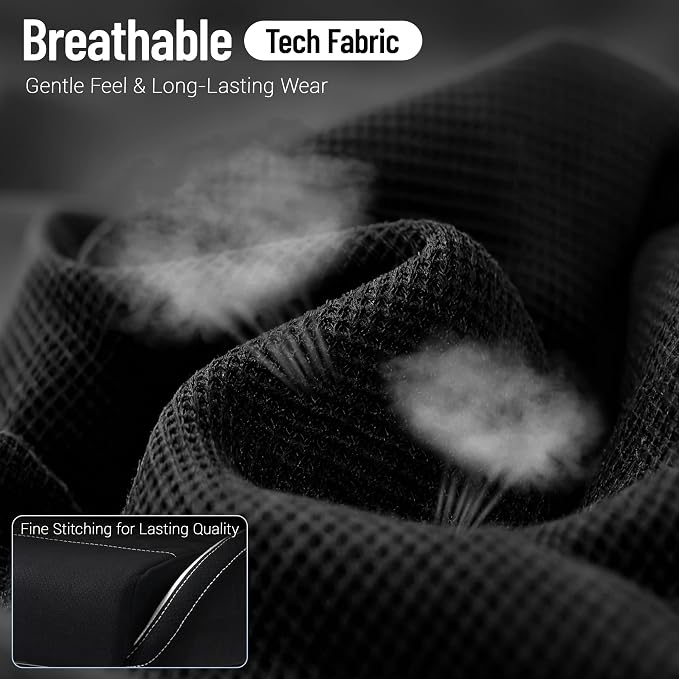 Big and Tall Gaming Chair Fabric with Footrest, Massage Lumbar for Adults | Ergonomic High Back Gamer Chair with Pocket Spring Cusion, Wide Video Game Chair Comfy for Big Guys 400LBS Home Office Black - Image 5