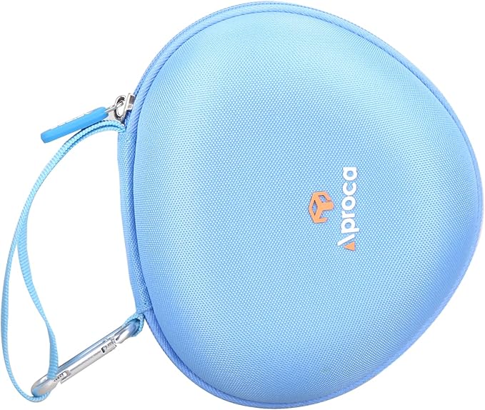 Aproca Kids Headphones Case Compatible with iClever BTH12 / HS19 / BTH26 Kids Bluetooth Headphones, Storage Hard Bag -Sky Blue (Case Only) - Image 7