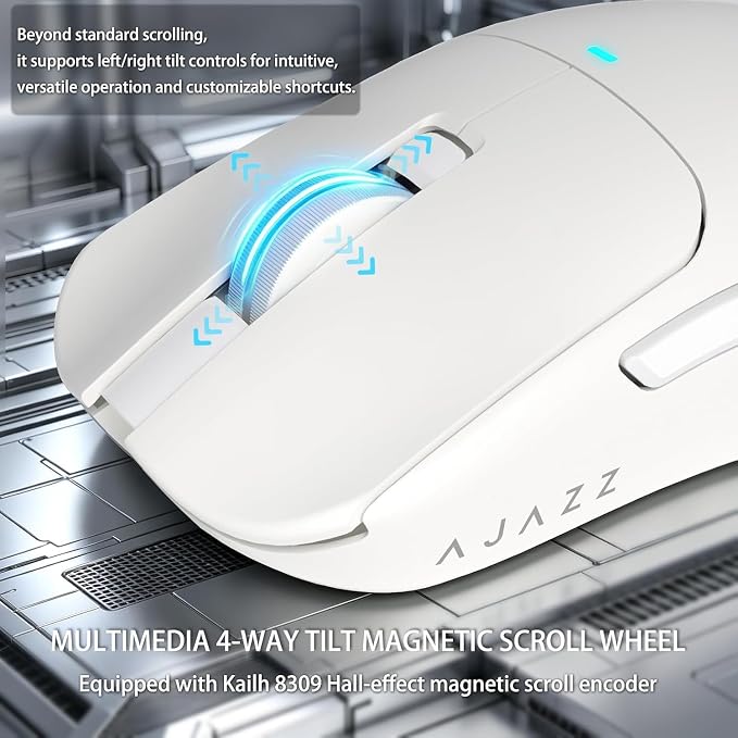 AJAZZ AJ200P Master PAW3955 8K Polling Wireless AI Smart Gaming Mouse - Image 8