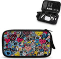 Love Heart Print Electronic Organizer, Travel Cable Organizer, Portable Waterproof Pouch, Electronic Accessories Storage Case for Cable, Cord, Charger, Phone, Earphone by Unknown