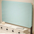 Clamp-on Desk Pegboard, Organizer for Office Gaming Home,pegboard Shelf,Multi-Function Computer Metal Peg Board(Blue,24" L*16" H(60 * 40cm)) by ZMNXAS