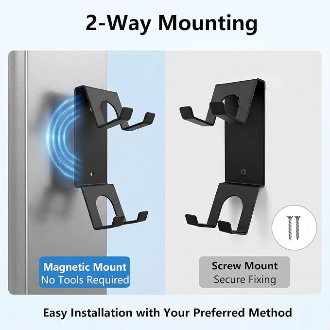 Magnetic Controller Holder Wall Mount Controller Organizer Metal - Image 5