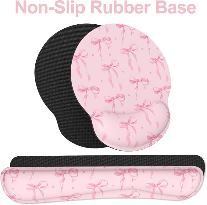 Ergonomic Mouse Pad with Wrist Rest and Keyboard Wrist Rest, Mousepad - Image 4