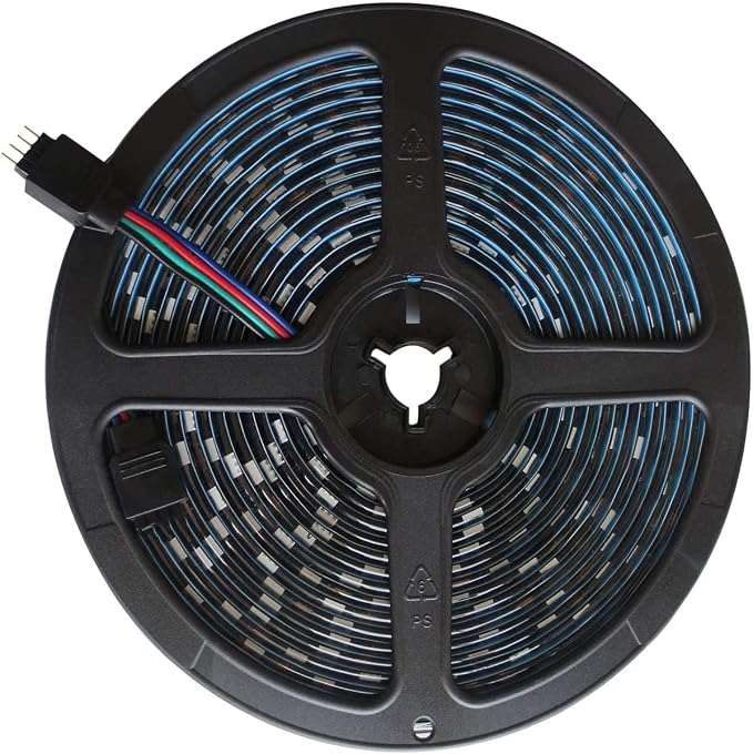 5M Black PCB 5050 RGB LED Strip Waterproof IP65 300 SMD Black PCB Board DC 12V Flexible Light - Image 6