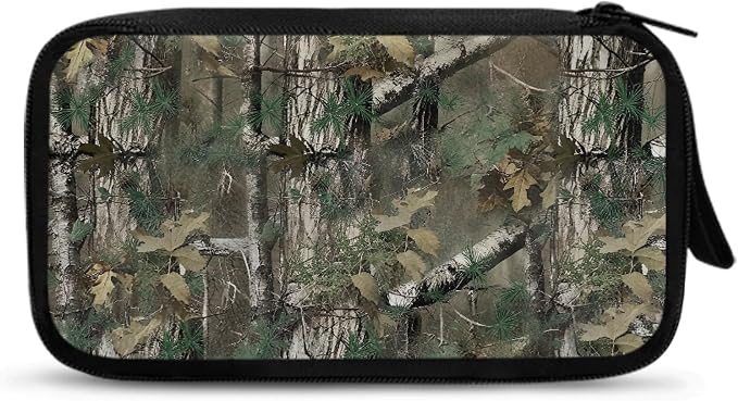 Forest Camo Print Electronics Organizer Travel Case Cord Cable Charger Organizer Bag Travel Accessories Essentials for Women Men Tech Pouch for Phone Power Bank SD Card USB - Image 9