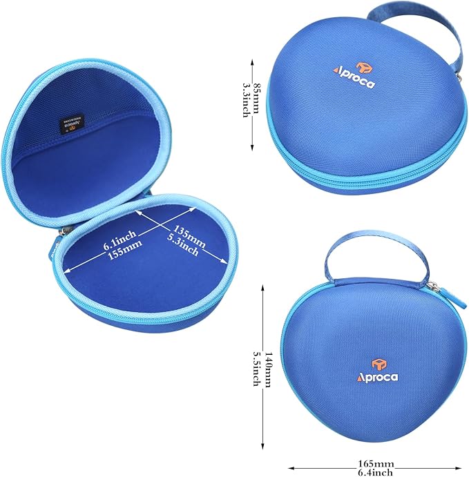 Case for iClever BTH12 / HS19 / BTH26 Kids Bluetooth Headphones -Blue - Image 6