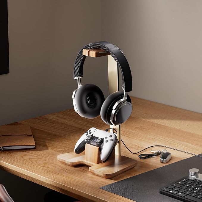Controller and Headphone Stand for Desk Gaming Desk Accessories Controller and Headphone Holder Headset Holder Headset Stand - Image 7