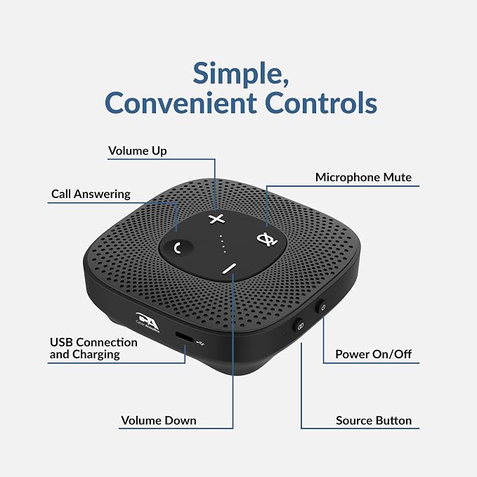 Cyber Acoustics SP-2000 USB Bluetooth Speakerphone with 360-Degree Mic - Image 10
