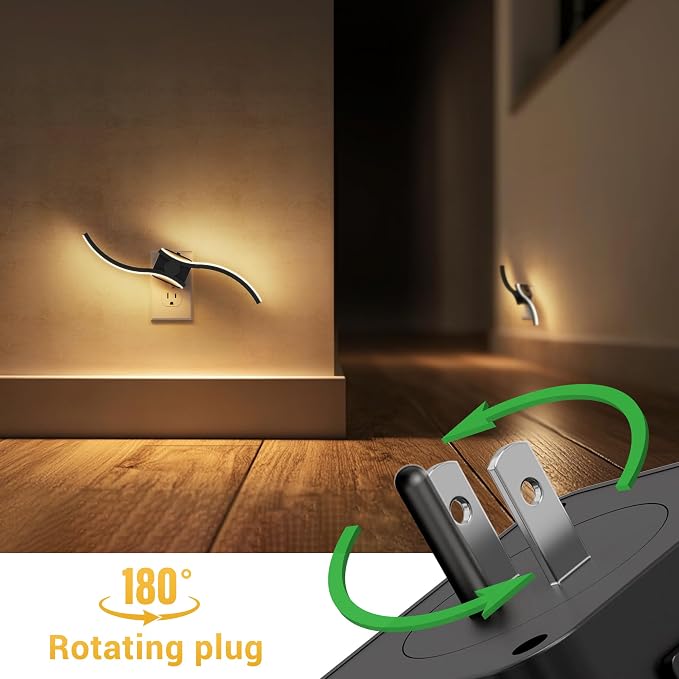 L LOHAS LED Night Light, 2 Pack Night Lights Plug into Wall - Image 4