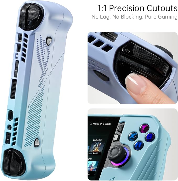UYIYE Gradient Case for ROG Ally X 2024, Blue Purple - Image 3