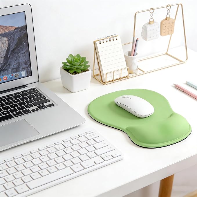 Ergonomic Mouse Pad with Wrist Rest - Gel Wrist Support Mousepad with Non-Slip PU Base for Computer, Laptop, Office & Home - Image 7