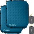 ATEPA Inflatable Seat Cushion | 2" & 2.5" Foam Core Seat Pad, Compact, Stadium, Airplane, Travel, Camping, Hiking, Sports Events, Self Inflating by ATEPA